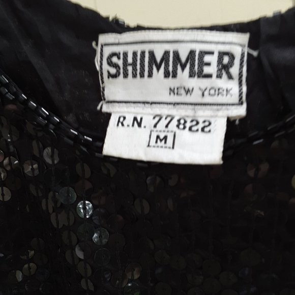 HUGE SALE Beautiful Shimmer Sequin top Sz M - Picture 1 of 9